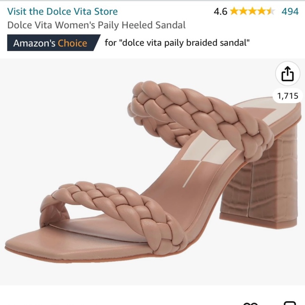 Nearly new Dolce Vita Paily Heeled Sandal